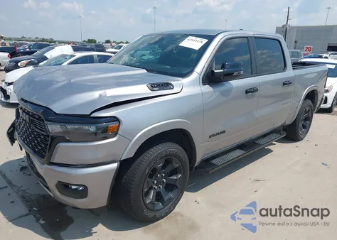 2025 Ram 1500 Big Horn 4X4 5'7 Box из США, поврежденный, VIN 1C6SRFFP3SN521880